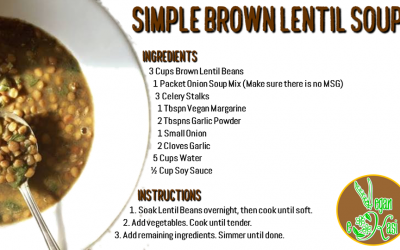 Simple Brown Lentil Soup